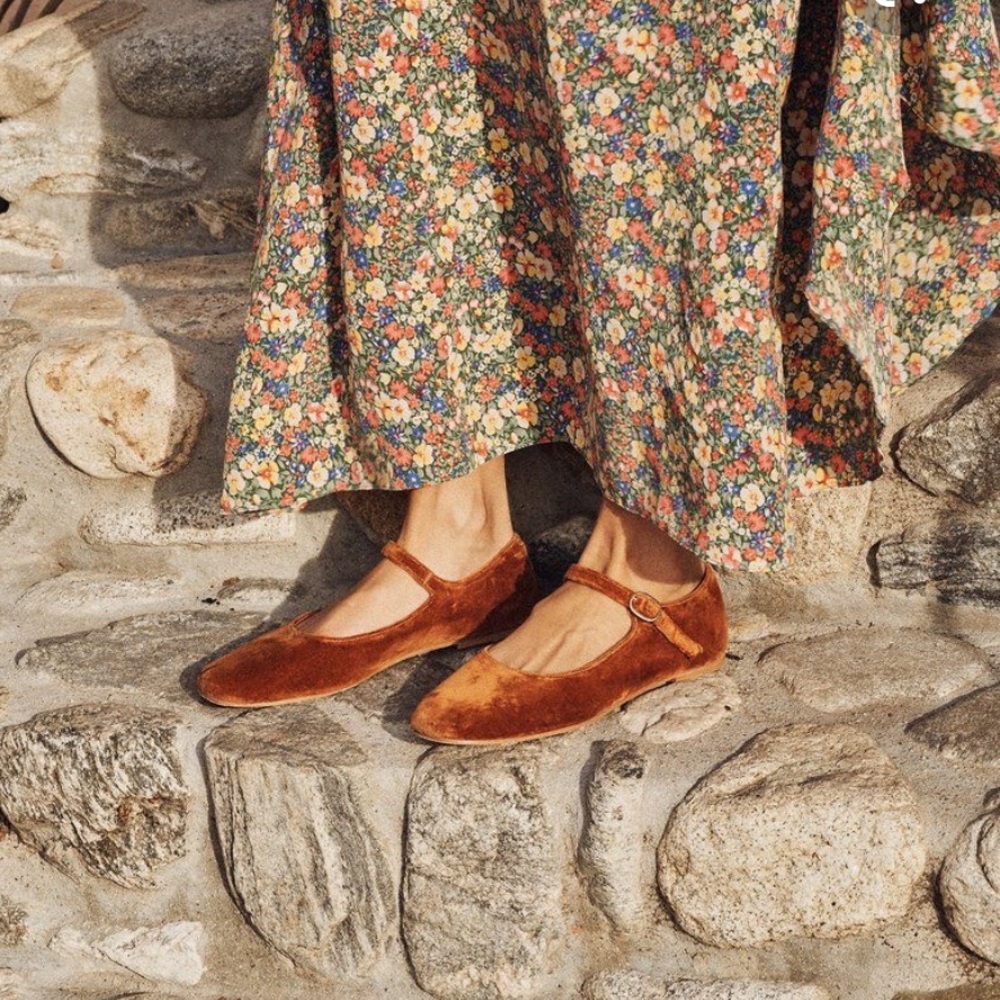 Dôen Mary Jane Slipper Copper